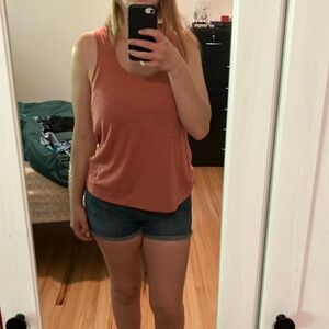 Women's Sleeveless Top in Coral